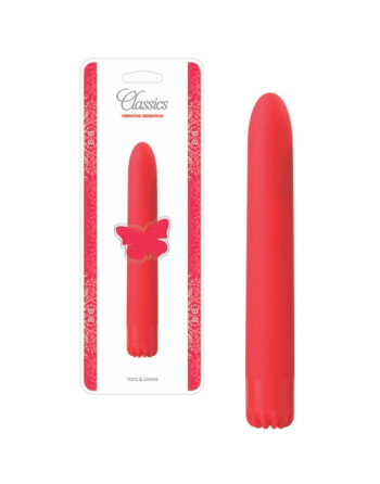 VIBRADOR CLASSICS ROJO MEDIO