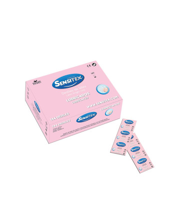 DEDILES LUBRICADOS SENSITEX 144 UNIDADES