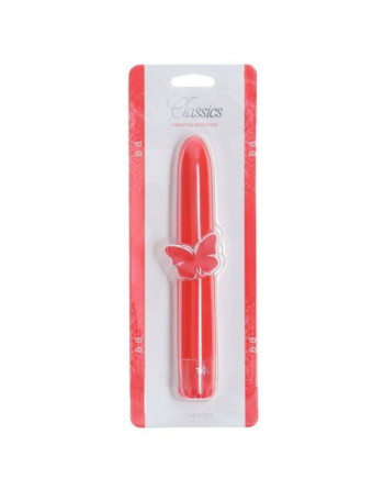 VIBRADOR CLASSICS ROJO MEDIO