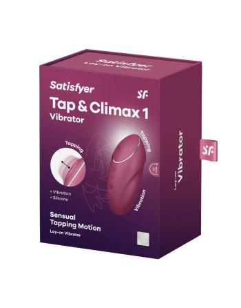 ESTIMULADOR TAP & CLIMAX 1 ROJO SATISFYER