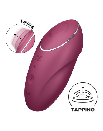 ESTIMULADOR TAP & CLIMAX 1 ROJO SATISFYER