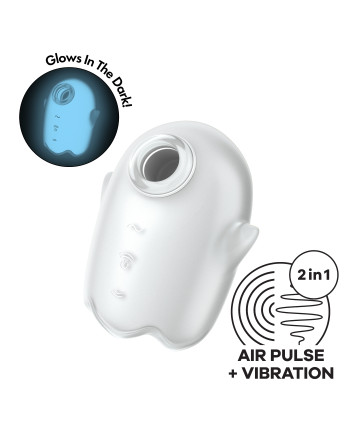 ESTIMULADOR GLOWING GHOST BLANCO SATISFYER