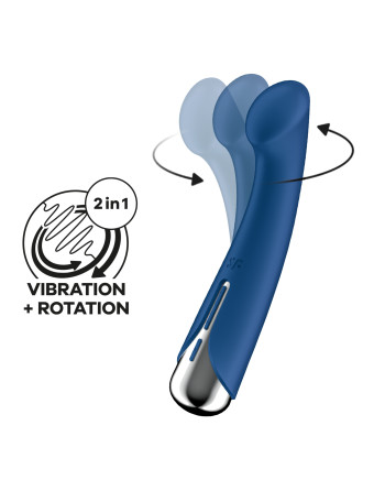VIBRADOR SPINNING G-SPOT 1 AZUL SATISFYER