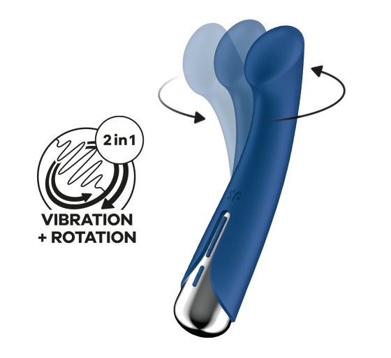 VIBRADOR SPINNING G-SPOT 1 AZUL SATISFYER