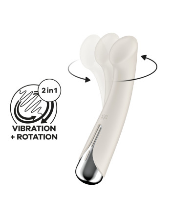 VIBRADOR SPINNING G-SPOT 1 BEIGE SATISFYER