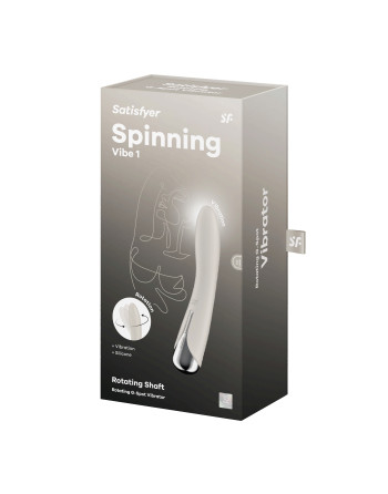 VIBRADOR SPINNING VIBE 1 BEGE SATISFYER