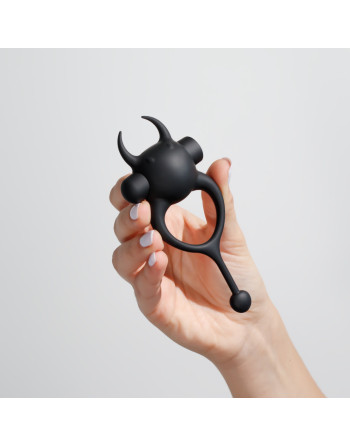 DAEMON ANEL PARA O PÉNIS COM BALA RECARREGÁVEL PRETO CRUSHIOUS