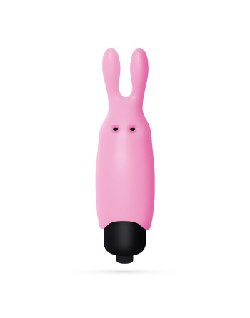 O-PET CONEJO CON BALA DE 10 VIBRACIONES ROSA PASTEL CRUSHIOUS