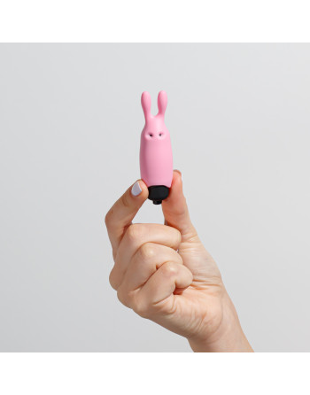O-PET CONEJO CON BALA DE 10 VIBRACIONES ROSA PASTEL CRUSHIOUS