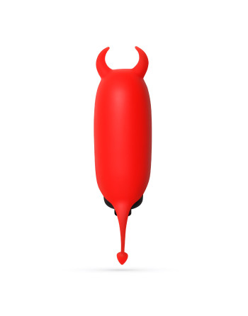 O-PET DIABO COM BALA DE 10 VIBRAÇÕES VERMELHO CRUSHIOUS