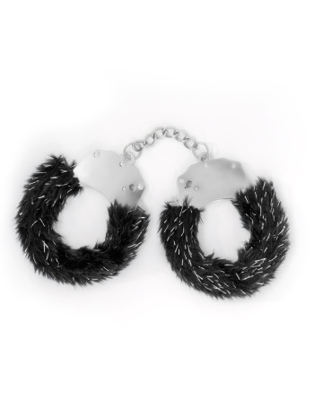 SPANGLE ALGEMAS METÁLICAS COM PELÚCIA PRETA CRUSHIOUS SPANGLE ALGEMAS METÁLICAS COM PELÚCIA PRETA CRUSHIOUS