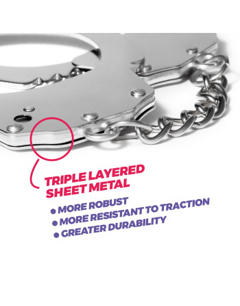 SPANGLE ALGEMAS METÁLICAS COM PELÚCIA VERMELHA CRUSHIOUS SPANGLE ALGEMAS METÁLICAS COM PELÚCIA VERMELHA CRUSHIOUS