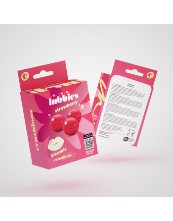 LUBBIES BOLINHAS DE ÓLEO BEIJÁVEIS MORANGO CRUSHIOUS