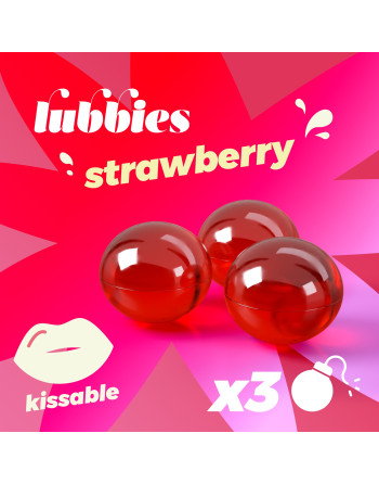 LUBBIES BOLAS DE ACEITE BESABLES FRESA CRUSHIOUS