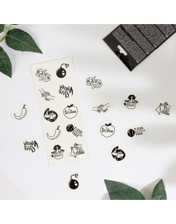 CONJUNTO DE 10 TATUAGENS TEMPORÁRIAS - SPICY COLLECTION CHIC TATTOO SECRET PLAY