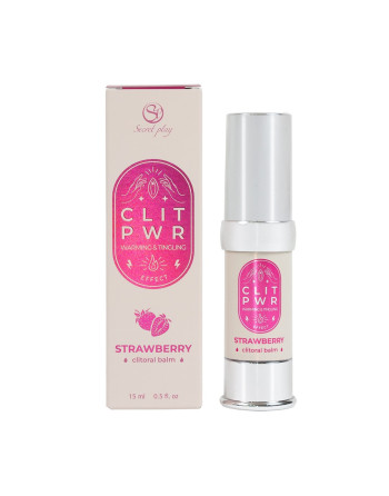 CLIT PWR - BÁLSAMO DE CLITORIS FRESA 15ML SECRET PLAY