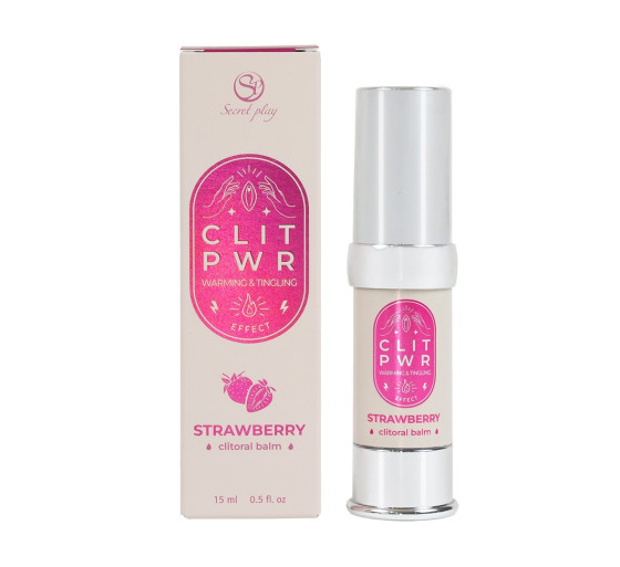 CLIT PWR - BÁLSAMO PARA CLÍTORIS DE MORANGO 15ML SECRET PLAY