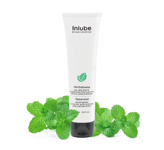 INLUBE LUBRICANTE BASE AGUA HIERBABUENA 100ML