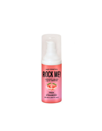 ROCK ME! VIBRADOR LÍQUIDO MORANGO 20 ML NUEI