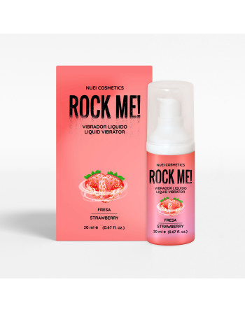 VIBRADOR LÍQUIDO ROCK ME! FRESA 20 ML NUEI