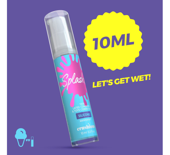 GEL LUBRICANTE SPLASH DE SILICONA CRUSHIOUS 10ML