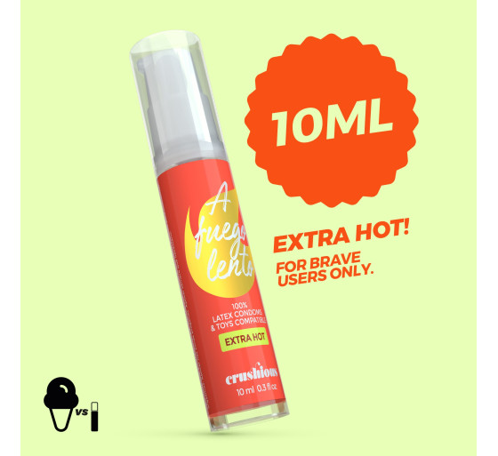 GEL LUBRIFICANTE A FUEGO LENTO DE EFEITO CALOR CRUSHIOUS 10ML