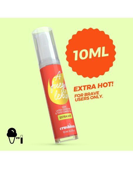 GEL LUBRICANTE A FUEGO LENTO DE EFECTO CALOR CRUSHIOUS 10ML