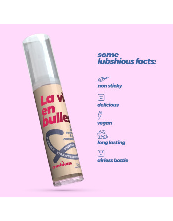 GEL LUBRICANTE STEAL MY KISSES DE SABOR FRESA Y CHAMPÁN CRUSHIOUS 10ML