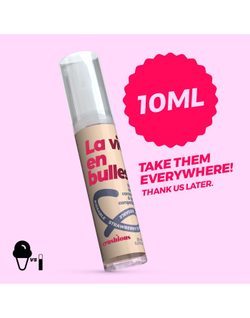 GEL LUBRICANTE STEAL MY KISSES DE SABOR FRESA Y CHAMPÁN CRUSHIOUS 10ML