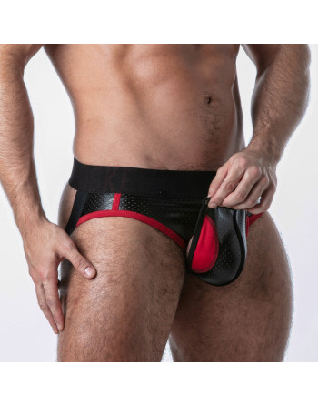 CALZONCILLOS JOCK OPEN ACCESS LOCKER GEAR ROJO