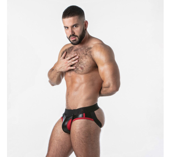 CALZONCILLOS JOCK OPEN ACCESS LOCKER GEAR ROJO