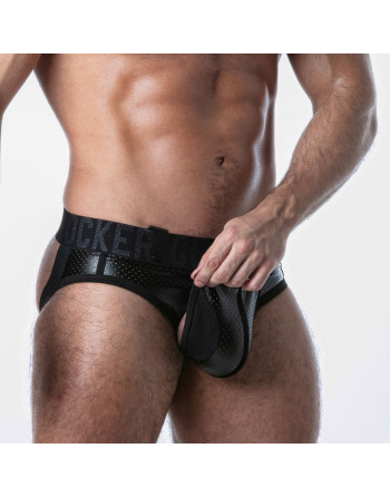 CUECA JOCK OPEN ACCESS LOCKER GEAR PRETO