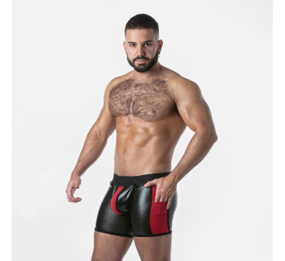 BÓXER OPEN ACCESS LOCKER GEAR VERMELHO