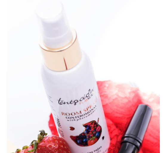 AMBIENTADOR COM FEROMONAS AROMA FRUTOS VERMELHOS 100ML TENTACIÓN PLAY SEX