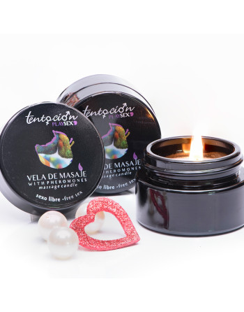 VELA DE FEROMONAS SEXO LIBRE 20ML TENTACIÓN PLAY SEX