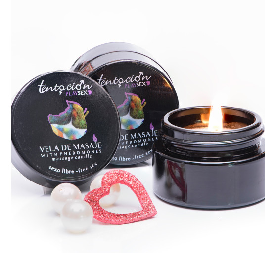 VELA DE FEROMONAS SEXO LIBRE 20ML TENTACIÓN PLAY SEX