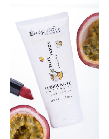 LUBRICANTE CON SABOR A FRUTA DE LA PASIÓN 80ML TENTACIÓN PLAY SEX