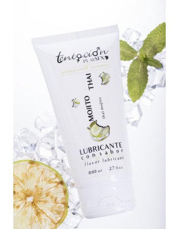 LUBRICANTE SABOR MOJITO TAILANDÉS 80ML TENTACIÓN PLAY SEX
