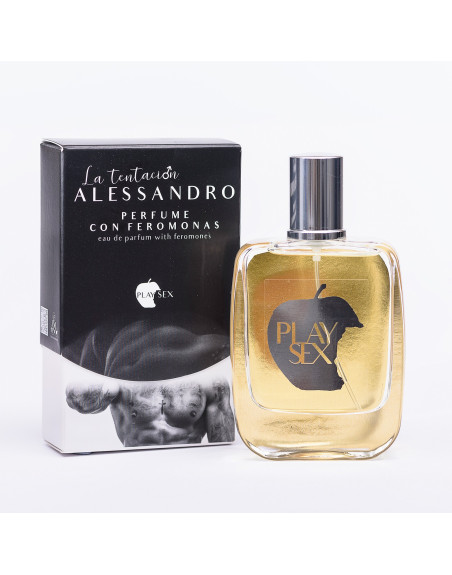 PERFUME COM FEROMONAS ALESSANDRO PARA ELE 50ML TENTACIÓN PLAY SEX