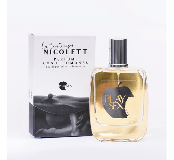 PERFUME DE FEROMONAS NICOLETT PARA ELLA 50ML TENTACIÓN PLAY SEX