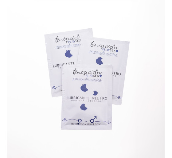 20 MONODOSIS DE LUBRICANTE NEUTRO 5ML TENTACIÓN PLAY SEX
