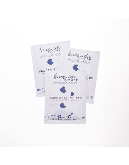 20 MONODOSIS DE LUBRICANTE NEUTRO 5ML TENTACIÓN PLAY SEX