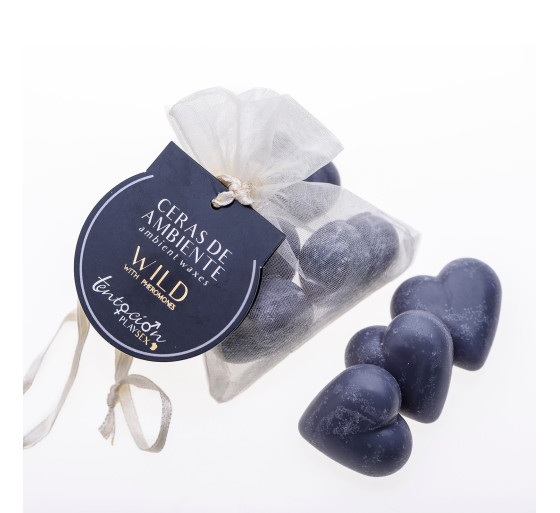 CERAS VEGETALES CON FEROMONAS WILD 3 UNIDADES TENTACIÓN PLAY SEX