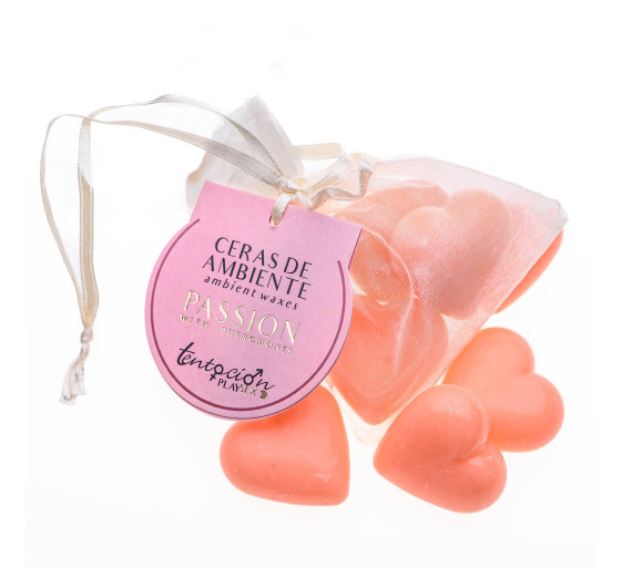 CERAS VEGETALES CON FEROMONAS PASSION 3 UNIDADES TENTACIÓN PLAY SEX