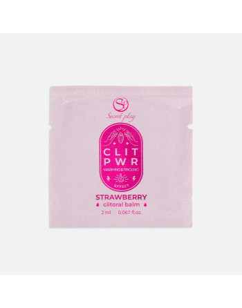 SOBRE CLIT PWR - BÁLSAMO CLITORIANO FRESA 2ML SECRET PLAY