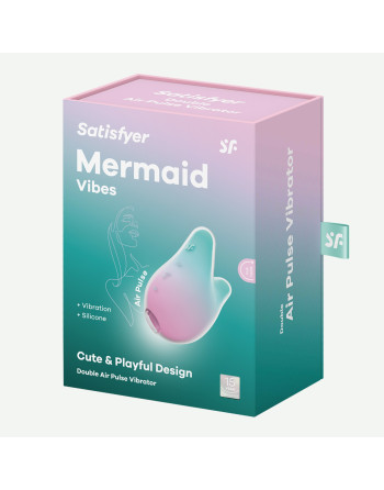 ESTIMULADOR MERMAID VIBES MENTA/ROSA SATISFYER
