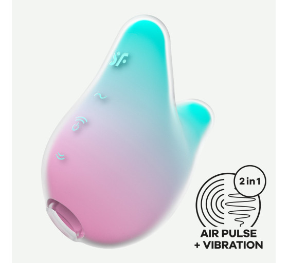 ESTIMULADOR MERMAID VIBES MENTA/ROSA SATISFYER