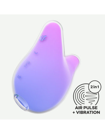 ESTIMULADOR MERMAID VIBES MORA/ROSA SATISFYER