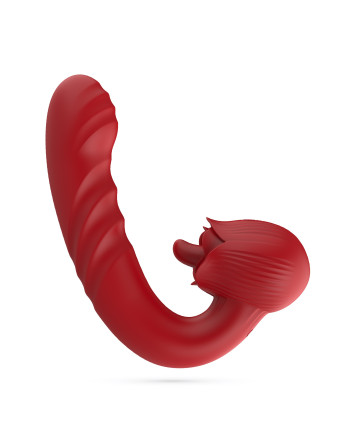 VIBRADOR ROSA CON IMPULSO OSIRIA CRUSHIOUS