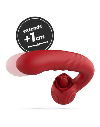 VIBRADOR ROSA CON IMPULSO OSIRIA CRUSHIOUS